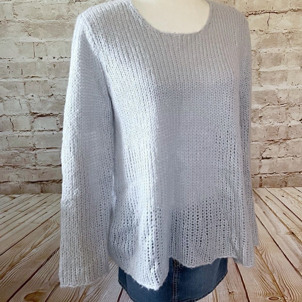 Sahalie loose knit sweater lightweight